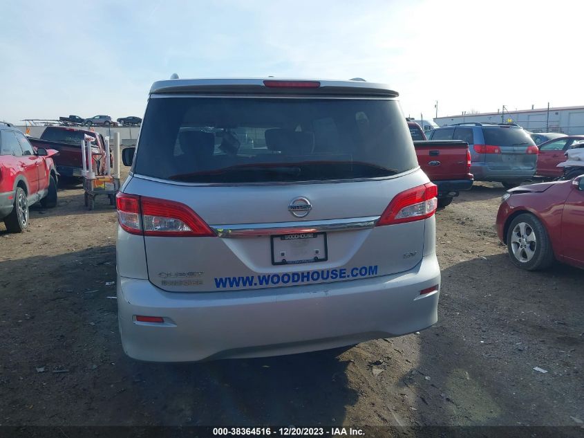 2015 NISSAN QUEST S/SV/SL/PLATINUM - JN8AE2KP9F9121324