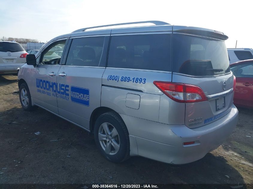 2015 NISSAN QUEST S/SV/SL/PLATINUM - JN8AE2KP9F9121324