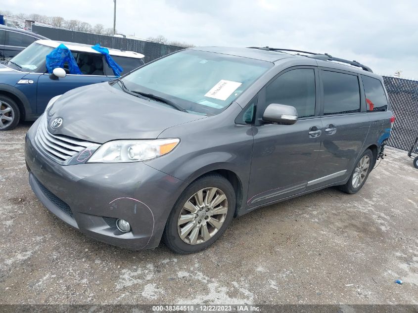 5TDYK3DC9ES514579 2014 TOYOTA SIENNA, photo no. 2