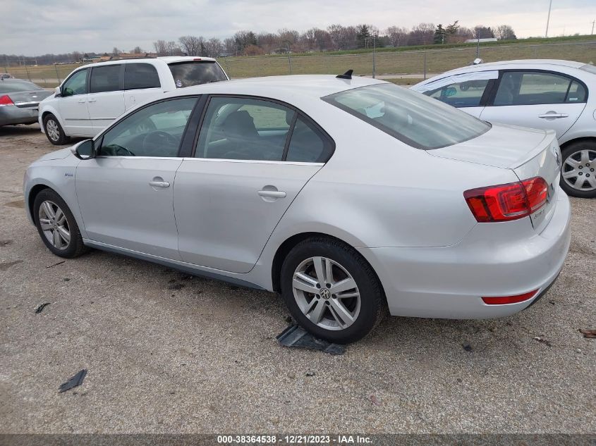 2013 VOLKSWAGEN JETTA HYBRID SEL 3VW637AJ6DM215738
