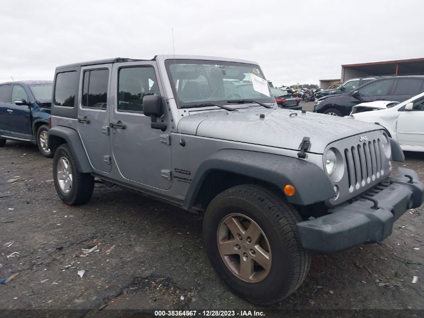 2016 JEEP WRANGLER UNLIMITED SPORT - 1C4HJWDG5GL311782