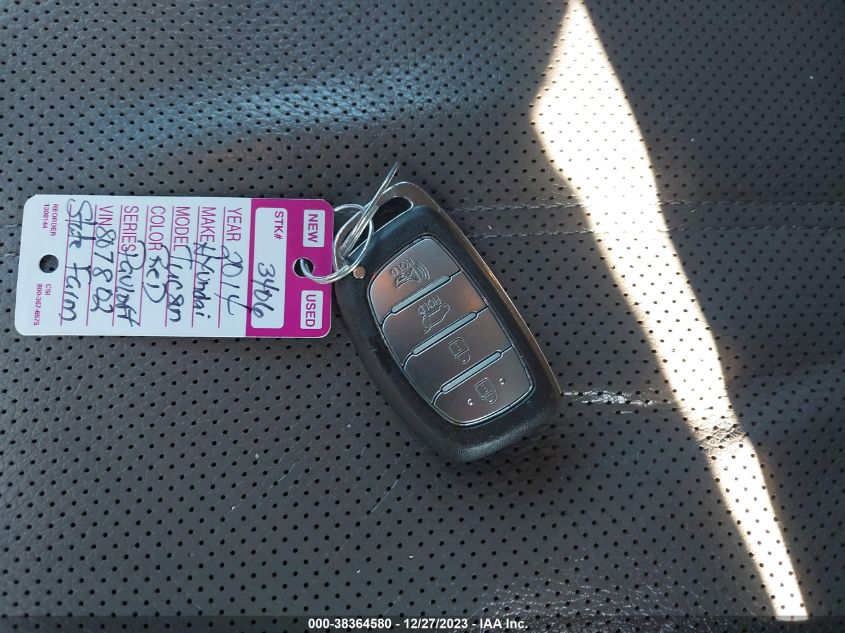 2014 HYUNDAI TUCSON LIMITED - KM8JU3AG2EU807802