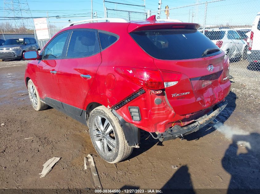 2014 HYUNDAI TUCSON LIMITED - KM8JU3AG2EU807802