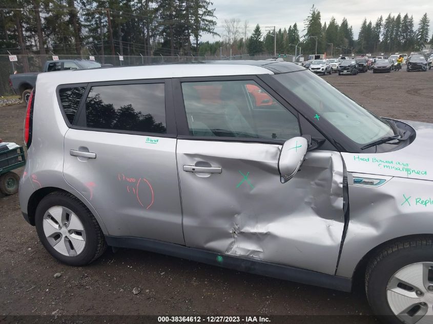 2016 KIA SOUL EV + KNDJX3AE6G7017205