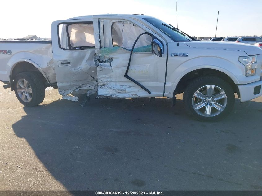 2015 FORD F-150 PLATINUM - 1FTEW1EFXFFA88519