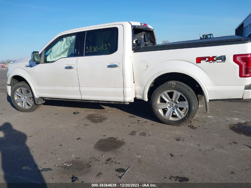 2015 FORD F-150 PLATINUM - 1FTEW1EFXFFA88519