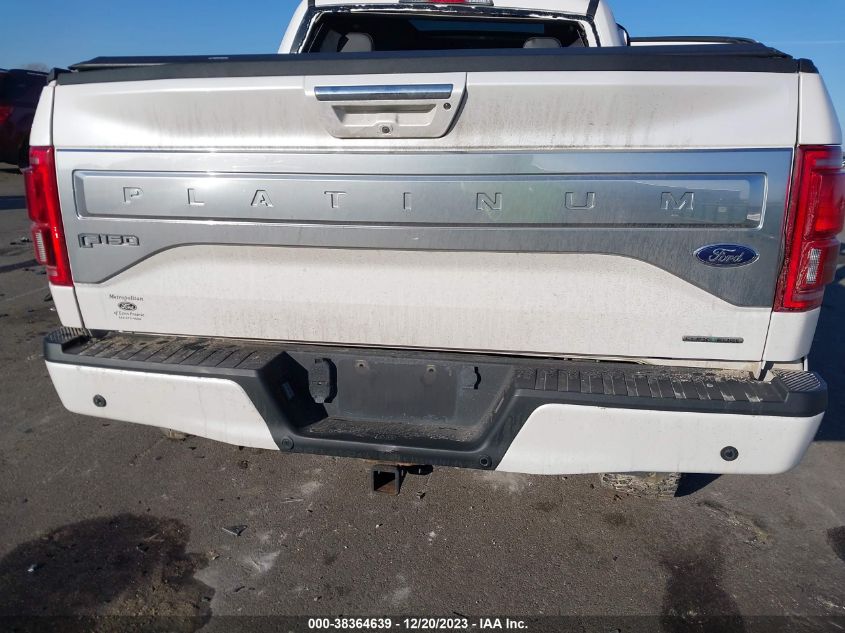 2015 FORD F-150 PLATINUM - 1FTEW1EFXFFA88519