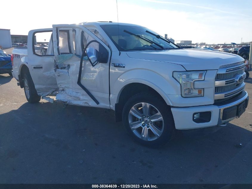 2015 FORD F-150 PLATINUM - 1FTEW1EFXFFA88519