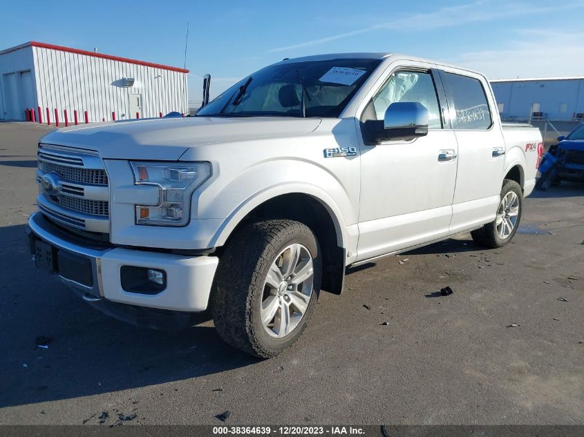 2015 FORD F-150 PLATINUM - 1FTEW1EFXFFA88519