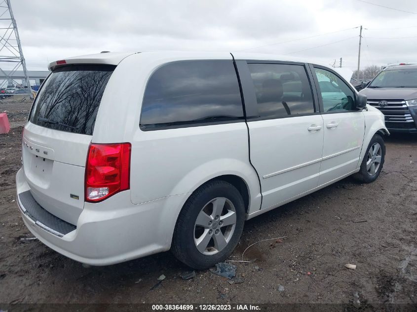 2013 DODGE GRAND CARAVAN SE - 2C4RDGBG9DR762530
