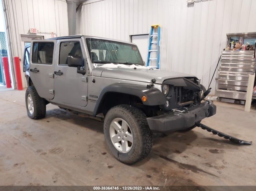 2016 JEEP WRANGLER UNLIMITED SPORT - 1C4HJWDG6GL246831