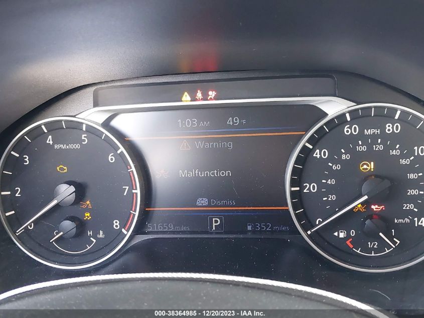 2021 NISSAN ALTIMA SV INTELLIGENT AWD - 1N4BL4DW6MN310660