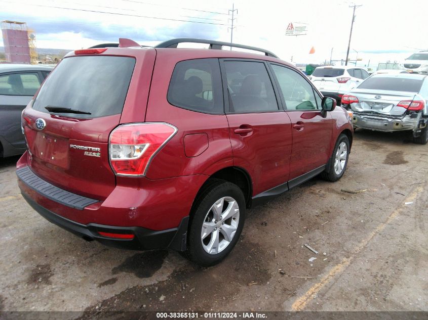 2016 SUBARU FORESTER 2.5I PREMIUM - JF2SJAFC8GH482159