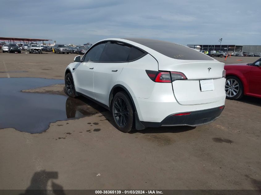 2021 TESLA MODEL Y STANDARD RANGE REAR-WHEEL DRIVE - 5YJYGDED5MF132891