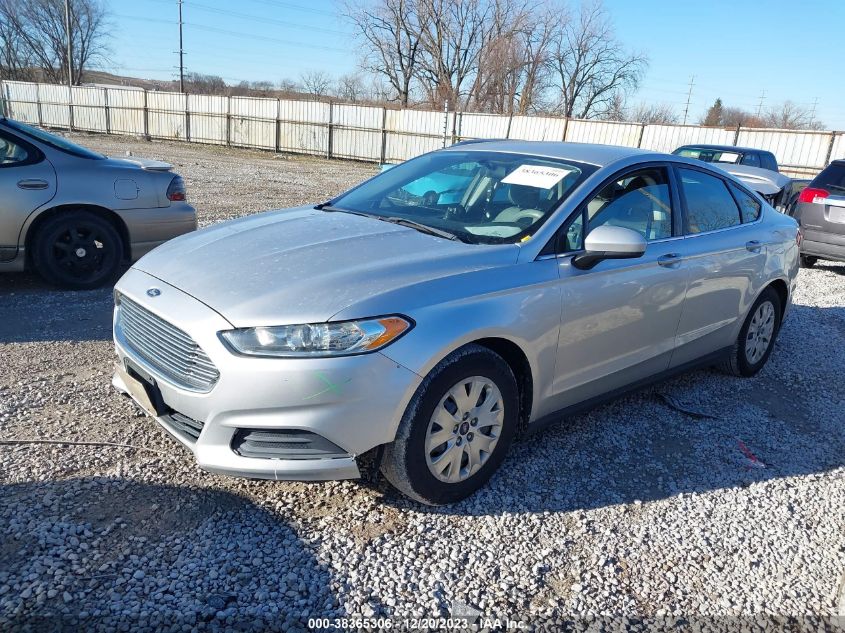 2013 FORD FUSION S - 3FA6P0G77DR358944