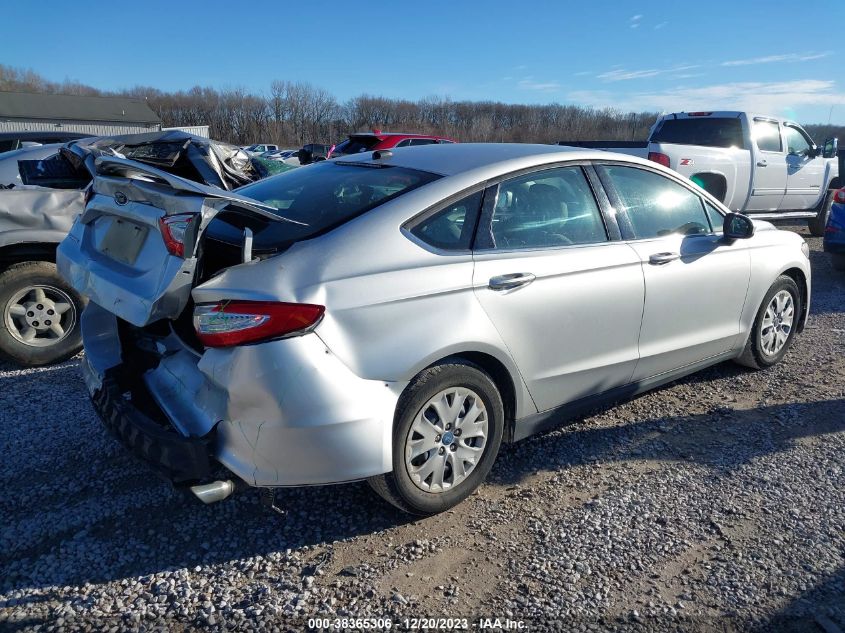 2013 FORD FUSION S - 3FA6P0G77DR358944