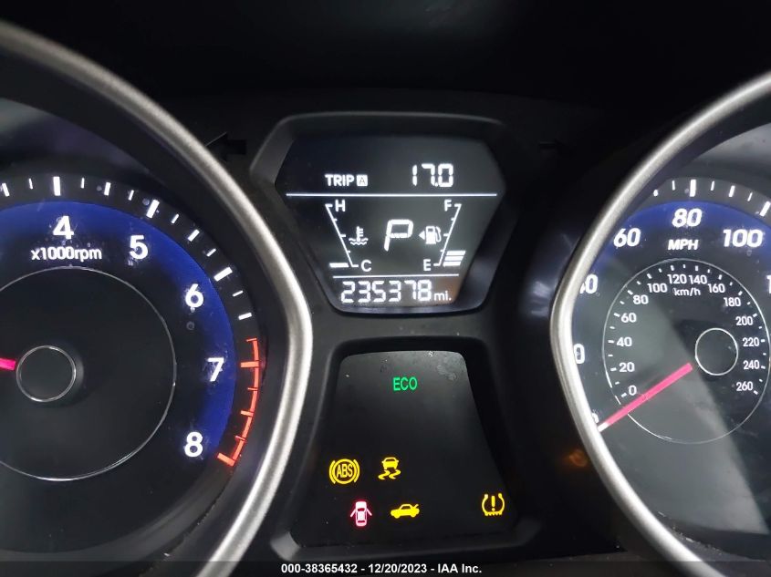 2016 HYUNDAI ELANTRA SE - 5NPDH4AE7GH739374