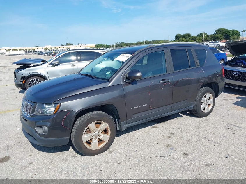 VIN 1C4NJCEAXHD117238 2017 JEEP COMPASS LATITUDE FWD