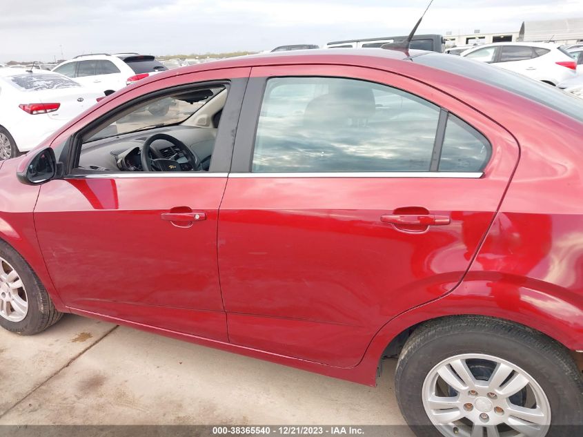 2013 CHEVROLET SONIC LT AUTO - 1G1JC5SH6D4179535