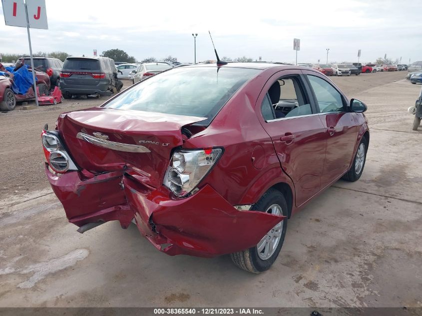 2013 CHEVROLET SONIC LT AUTO - 1G1JC5SH6D4179535