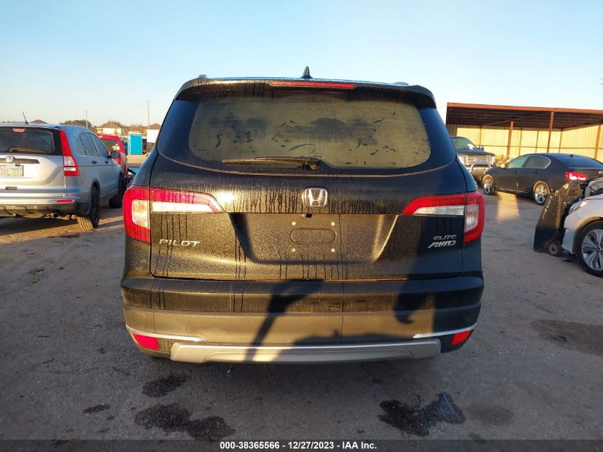 2019 HONDA PILOT ELITE - 5FNYF6H02KB086781