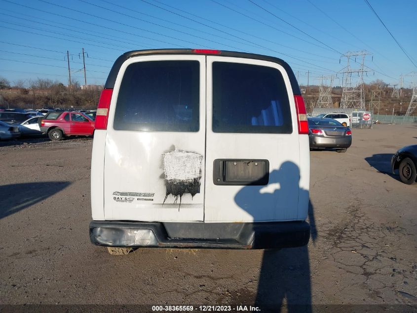 2014 CHEVROLET EXPRESS 2500 WORK VAN - 1GCWGGCG1E1150546