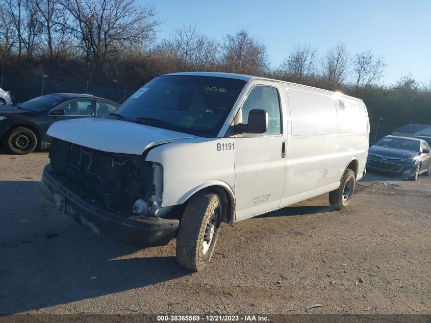 2014 CHEVROLET EXPRESS 2500 WORK VAN - 1GCWGGCG1E1150546