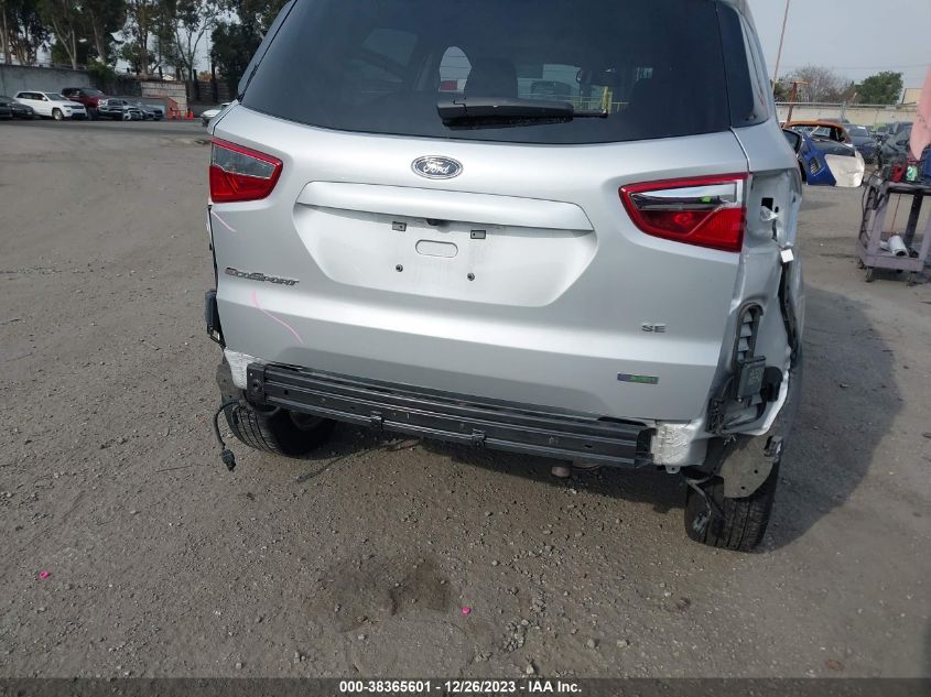 2018 FORD ECOSPORT SE - MAJ3P1TE9JC226436