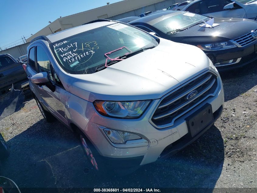 2018 FORD ECOSPORT SE - MAJ3P1TE9JC226436