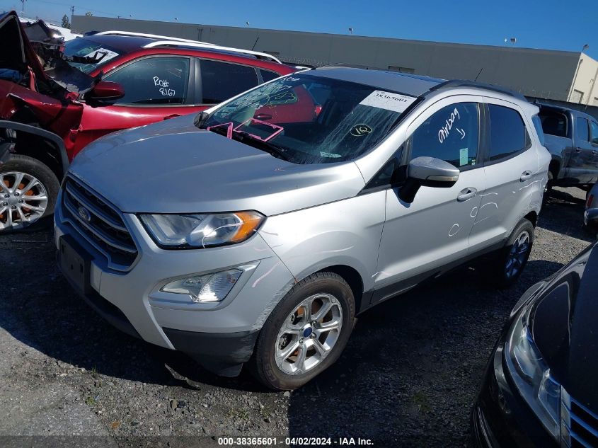2018 FORD ECOSPORT SE - MAJ3P1TE9JC226436