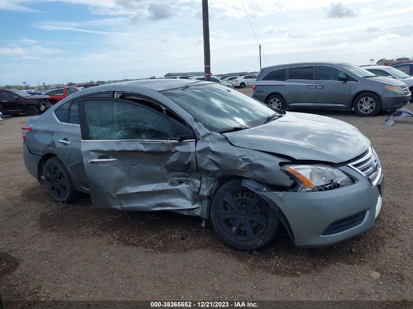 2014 NISSAN SENTRA S - 3N1AB7AP5EY267816