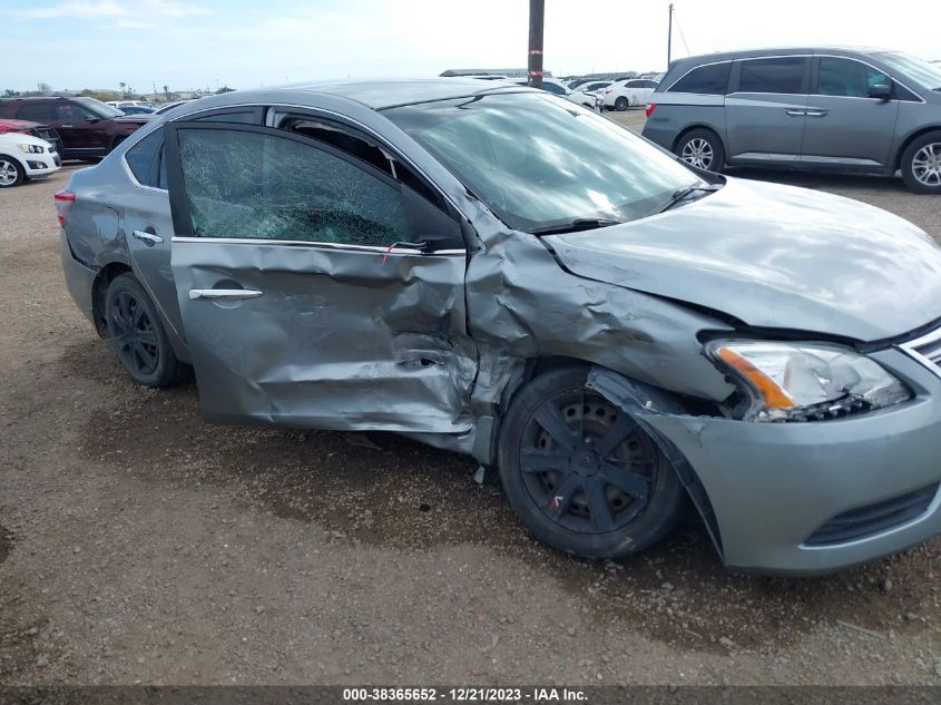 2014 NISSAN SENTRA S - 3N1AB7AP5EY267816