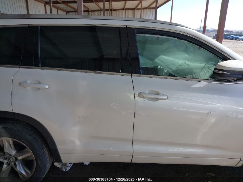 2017 TOYOTA HIGHLANDER LIMITED/LTD PLATINUM - 5TDYZRFH7HS187479