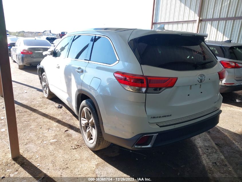 2017 TOYOTA HIGHLANDER LIMITED/LTD PLATINUM - 5TDYZRFH7HS187479
