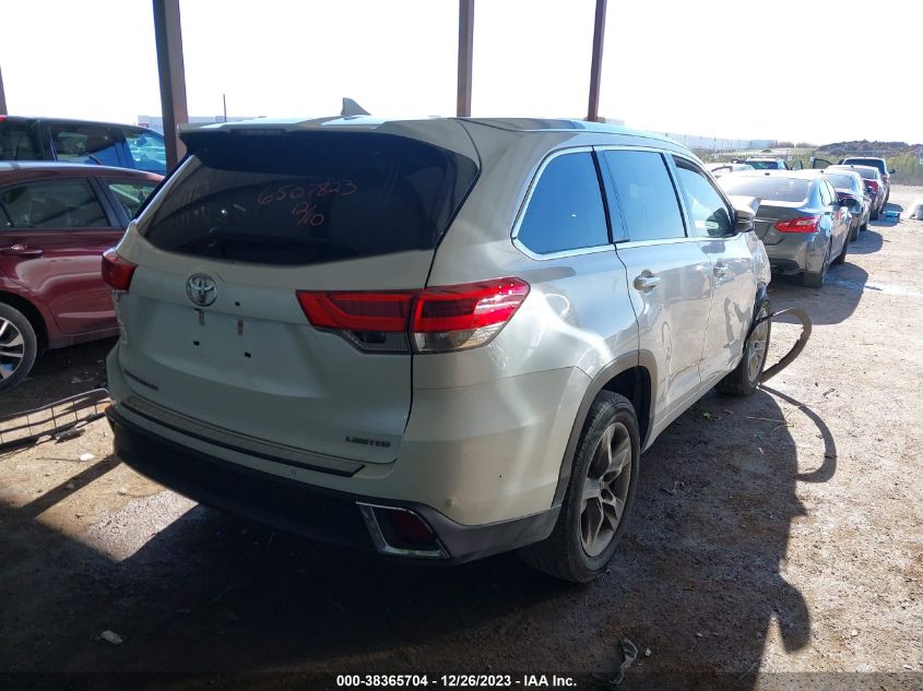 2017 TOYOTA HIGHLANDER LIMITED/LTD PLATINUM - 5TDYZRFH7HS187479
