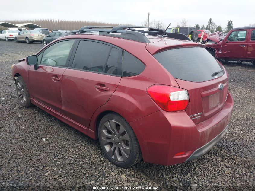 2013 SUBARU IMPREZA SPORT PREMIUM - JF1GPAL63DH838889