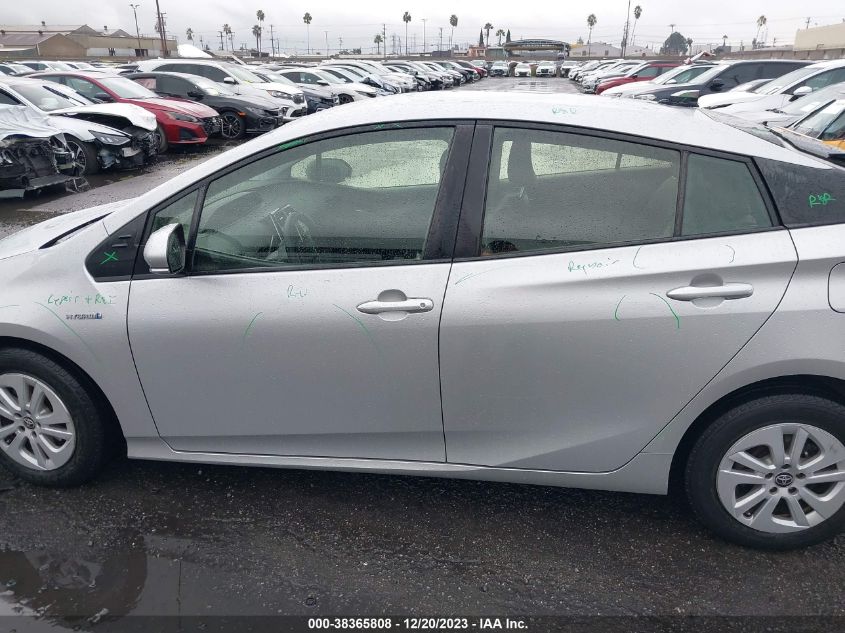 2016 TOYOTA PRIUS - JTDKBRFU0G3510908