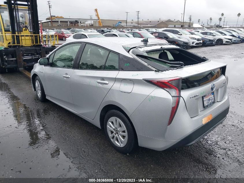 2016 TOYOTA PRIUS - JTDKBRFU0G3510908