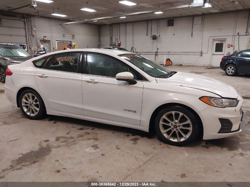2019 FORD FUSION HYBRID SE - 3FA6P0LU3KR184962