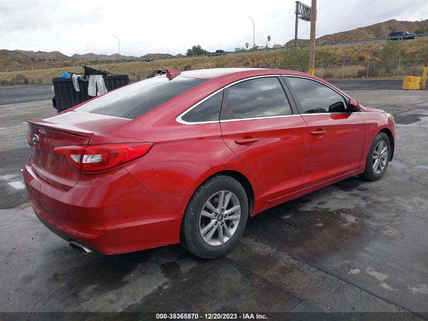2017 HYUNDAI SONATA - 5NPE24AF8HH447748