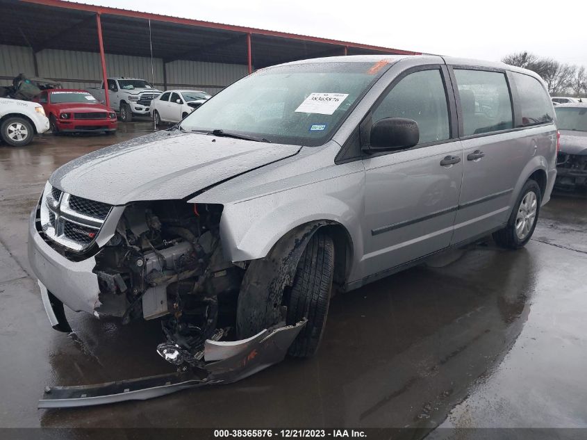 2016 DODGE GRAND CARAVAN SE - 2C4RDGBG0GR347679