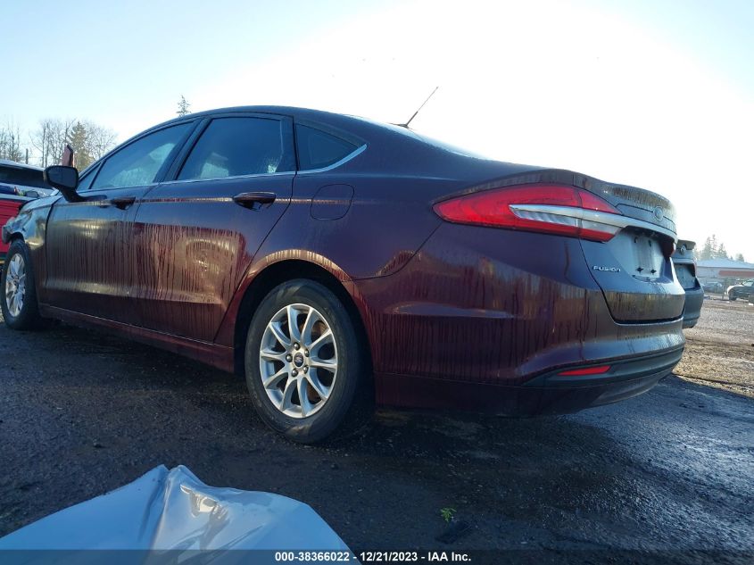 2017 FORD FUSION S - 3FA6P0G79HR330360