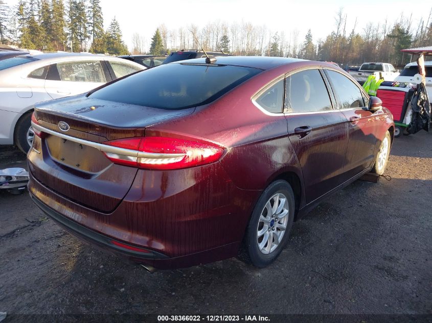 2017 FORD FUSION S - 3FA6P0G79HR330360