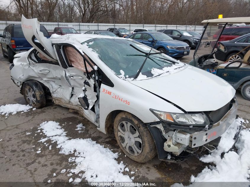 2015 HONDA CIVIC HYBRID - 19XFB4F3XFE001637