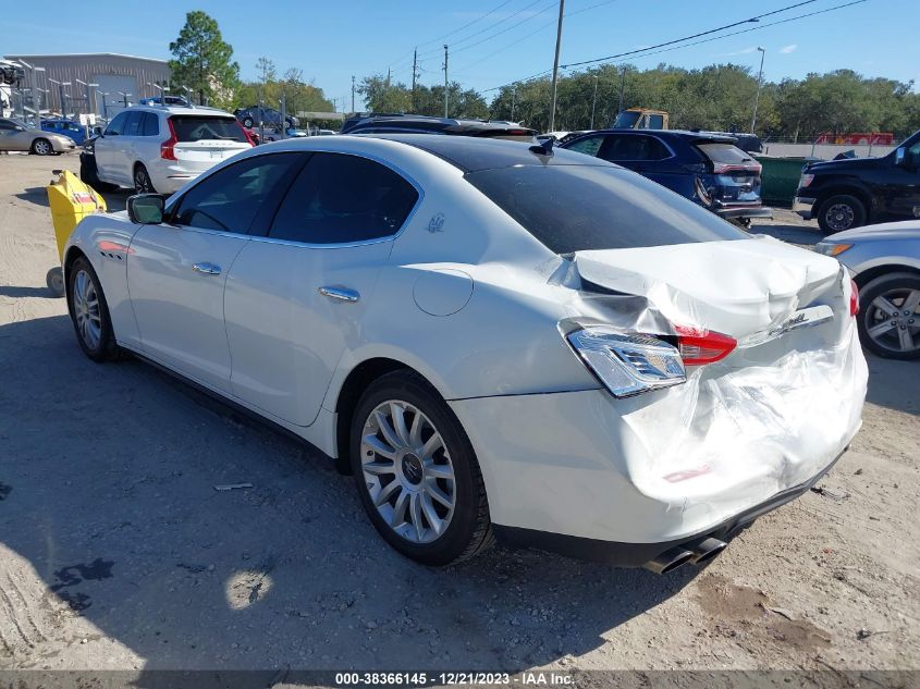 2014 MASERATI GHIBLI ZAM57XSA7E1126904
