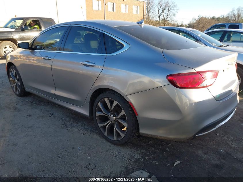 2015 CHRYSLER 200 C - 1C3CCCCBXFN501206