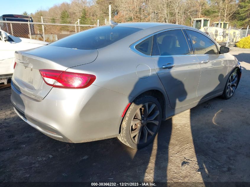 2015 CHRYSLER 200 C - 1C3CCCCBXFN501206