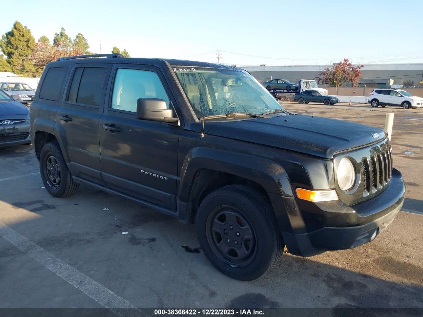 2017 JEEP PATRIOT SPORT - 1C4NJPBB5HD120777