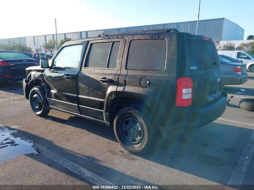 2017 JEEP PATRIOT SPORT - 1C4NJPBB5HD120777