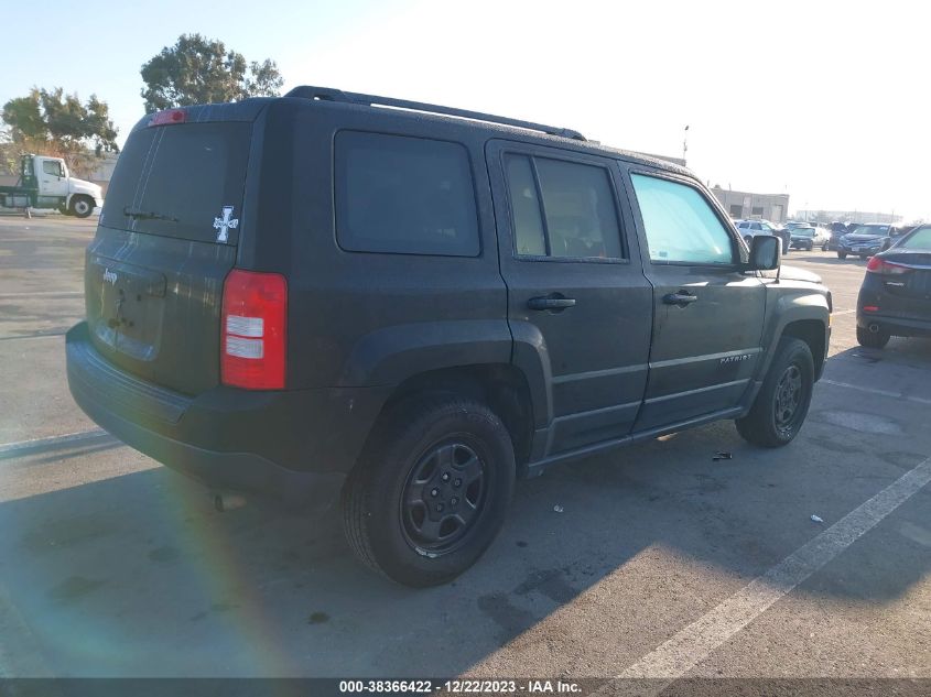 2017 JEEP PATRIOT SPORT - 1C4NJPBB5HD120777